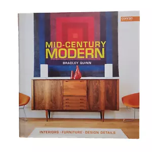 MID-CENTURY MODERN by Bradley Quinn Hardcover Book VGUC - Foto 1 di 7