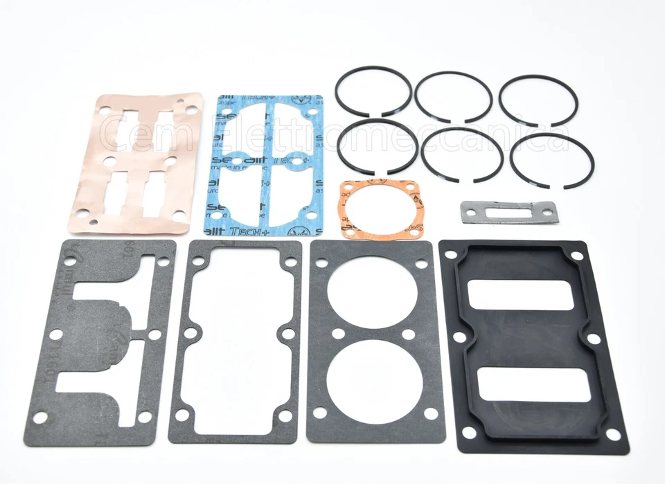 Juego de Juntas Y Bandas Pistón para Grupo Bombeo B2800 Compresor abac Balma