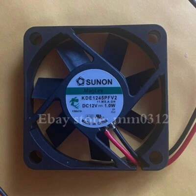 1pcs  SUNON KDE1245PFV2 12V 1.0W 4510 45mm 2-wire magnetic suspension silent fan - Image 1 of 2