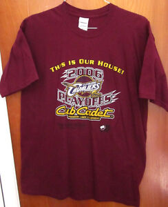 CLEVELAND CAVALIERS tee 2006 playoffs Our House T shirt CAVS King Lebron James
