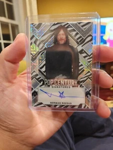 Signed 2022 Leaf Pop Century Metal Zebra Wave NORMAN REEDUS AUTOGRAPH #2/3 AUTO - Picture 1 of 2