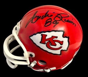 ANDRE "BAD MOON" RISON HANDSIGNIERT SIGNED KANSAS CITY CHIEFS MINI HELM wAP/COA - Bild 1 von 6