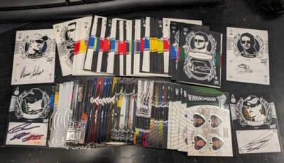 2009 Wheels Main Event Nascar Complete Set 1-90 w/ Subset & 4 Autos - Image 1 of 4