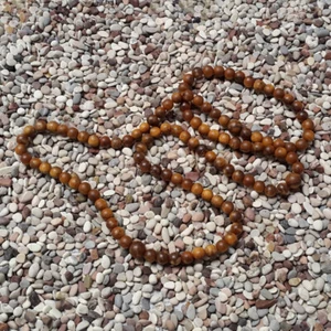 108 Perlen Gaharu Akar Agarwood Mala Meditation Gebet 12 mm Etoxylon Agarwood - Bild 1 von 7