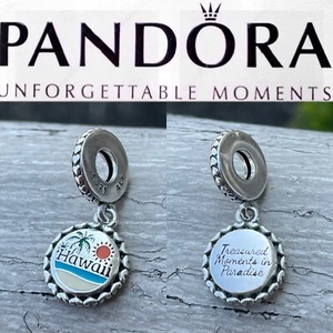Rare Pandora Hawaii Exclusive Treasured Moments In Paradise Dangle Charm - Picture 1 of 7
