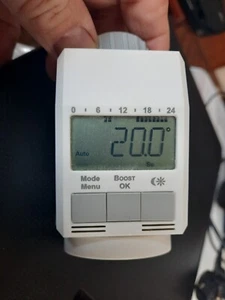 1x Stück: eQ-3 ! Heizkörper/ Heizungsthermostat CC-RT-O-CnL-W-R5-2, 2x1,5V - Bild 1 von 10