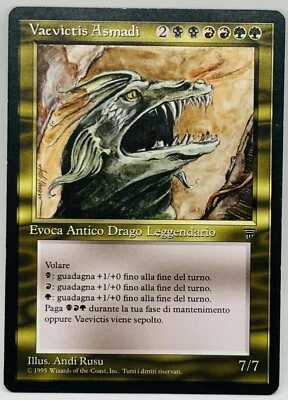 MTG Vaevictis Asmadi Legends Regular Rare LP Lightly Played ***Italian*** - Image 1 of 2