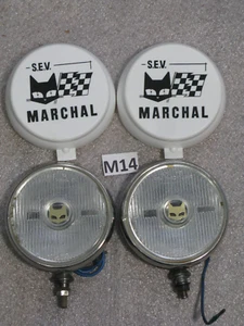 Marchal 810 5.75" Fog Driving Lights with NOS Covers- Carello Hella Cibie Bosch - Picture 1 of 9