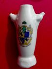 Arcadian  Crested China Vase  Shaped   " Bournmouth " Mint Condition