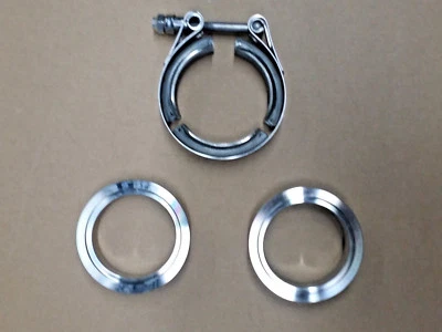 2" Inch 304 Stainless Steel V Band Flange Stainless Steel Clamp Kit high Quality - Image 1 of 4