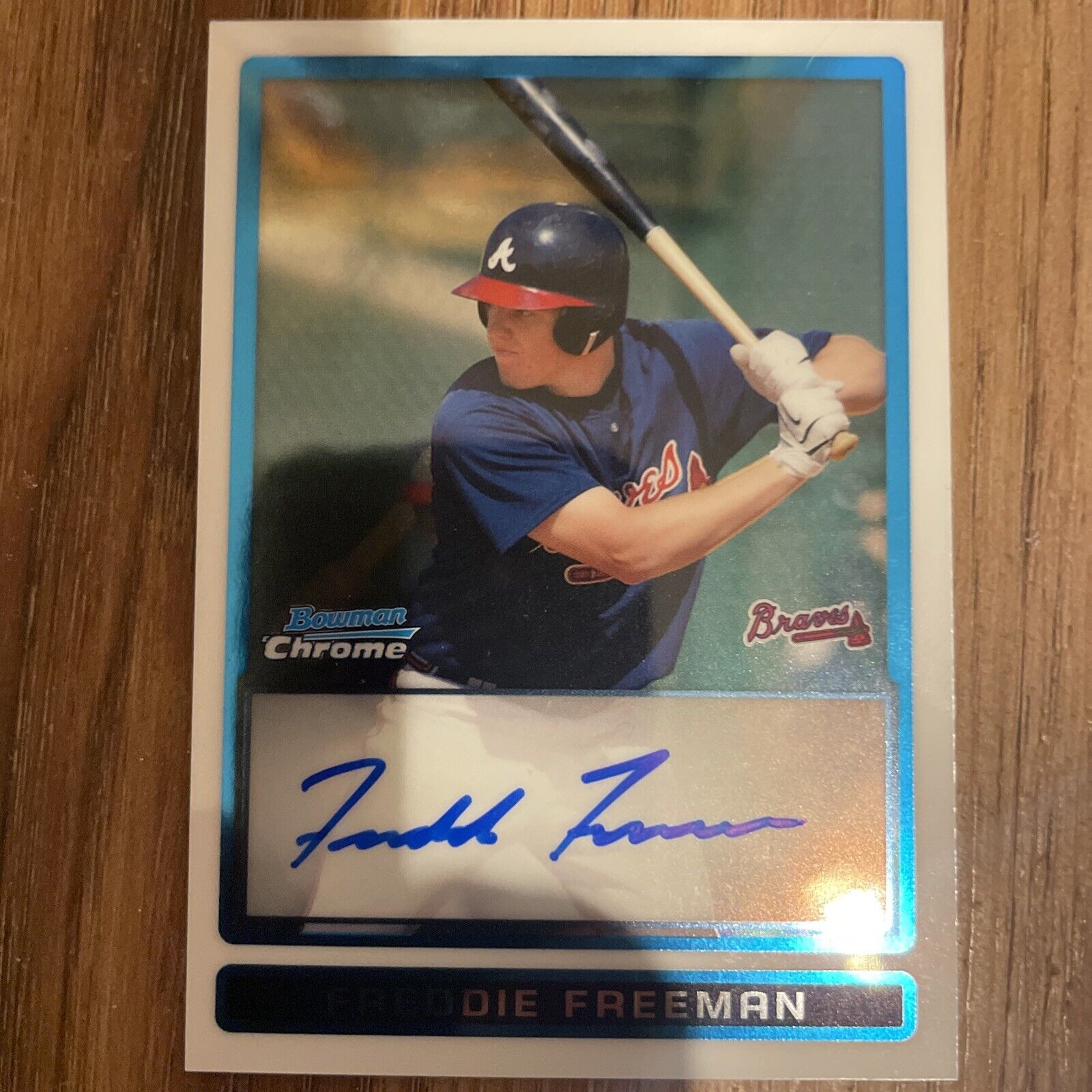 2009 Freddie Freeman Bowman Chrome Auto #BCP101