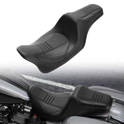 Asiento de conductor y pasajero apto para Harley-Davidson Touring Street Glide 2009-2023 Foto 1 de 4