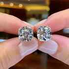 2.00Ct Cushion Cut Simulated Diamond Pure 925 Sterling Silver Stud Earrings Gift