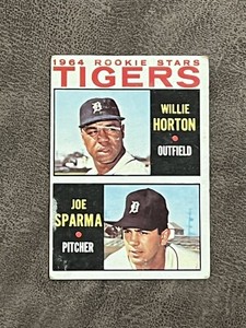 1964 Topps Willie Horton Tigers Rookie Stars #512 VG-EX RC Joe Sparma