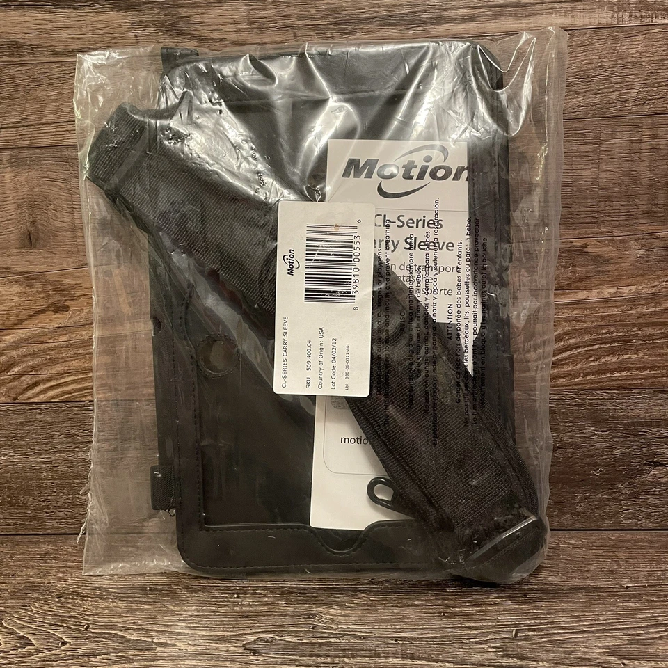 Table Case Black Motion Carrying Sleeve CL-Series for CL900 New Sku 509.400.04 - Image 1 of 3