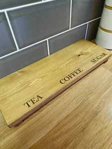 Tea Coffee And Sugar Station, Engraved With Tea,coffee And Sugar - Picture 1 of 13