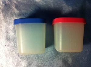 Tupperware Gefrierbehälter tiefkühlbehälter 80 blau gefriermini tiefkühlbox rosa - Bild 1 von 3