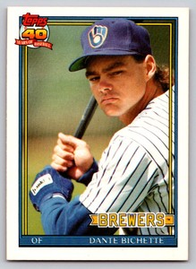 1991  Topps Traded #10T Dante Bichette Milwaukee Brewers