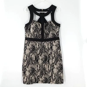 XOXO Strappy Lace Mini Dress Juniors Size Large 11 / 13 Party Cocktail Holiday - Picture 1 of 10
