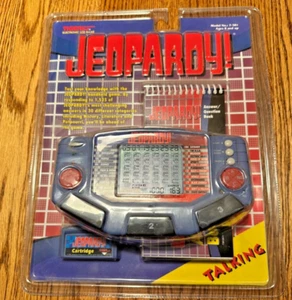 JEOPARDY ELECTRONIC TIGER ELECTRONIC GAME TALKING HANDHELD ANSWER BOOK NEW 1995 - Picture 1 of 4