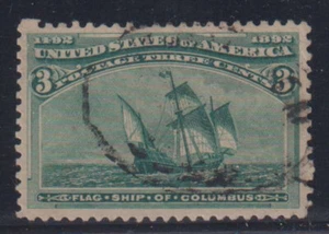 E1438: US #232 Used, XF-S Centered, Sound - Picture 1 of 1