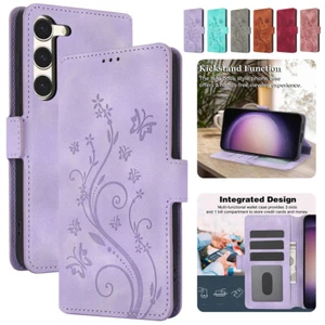 For Samsung Galaxy S25 Ultra S24 S23 S22 Plus Leather Zipper Wallet Phone Case - Picture 1 of 18