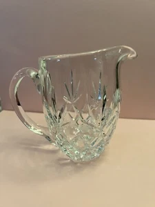 Lenox Charleston Crystal Creamer Pitcher Blown Cut Glass Clear Original Sticker - Picture 1 of 2