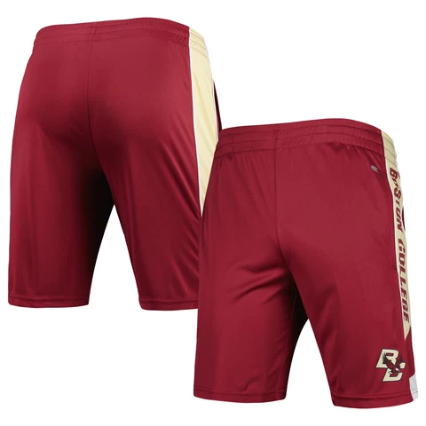 Men's Colosseum Maroon Boston College Eagles Pool Time Shorts Cover