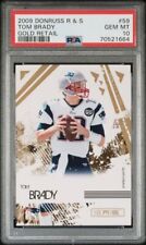 2009 Donruss Rookies Stars Gold Retail Tom Brady PSA 10 New England Patriots #59
