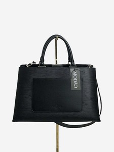 all black louis vuitton tote bolsa