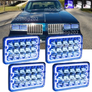 New Fit 1980-1986 Oldsmobile Cutlass Calais/Salon/Supreme Headlights Lamps 4PCS - Picture 1 of 10