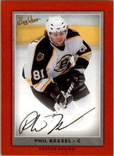 2006-07 Beehive Red Facsimile Signatures #105 Phil Kessel - NM-MT