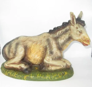 Fontanini Large Paper Mache 12" Scale Nativity DONKEY Christmas Figurine Mint! - Bild 1 von 6