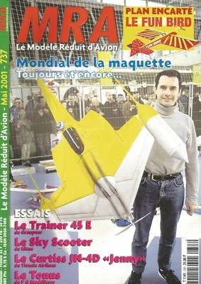 M.R.A N°737 PLAN : "FUN BIRD" POUR S'ESSAYER AU 3D / TRAINER 45 E / SKY SCOOTER - Изображение 1 из 2
