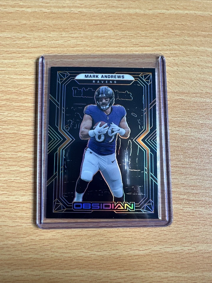 2022 Panini Obsidian Electric Etch Orange Mark Andrews /75 Baltimore Ravens #8 - Image 1 of 2