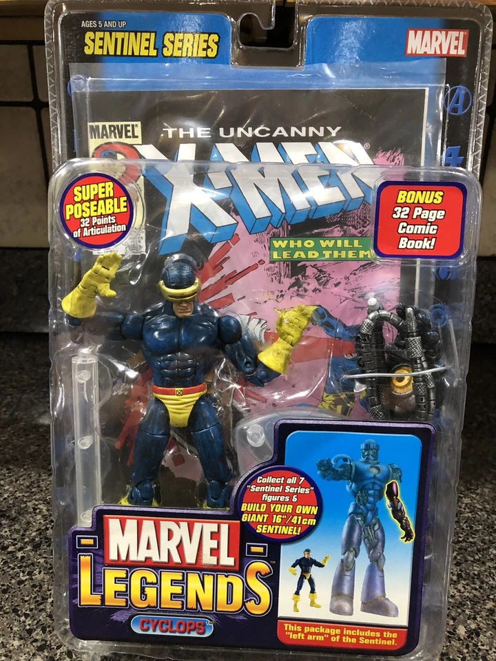 Marvel Legends Sentinel Series CYCLOPS Action Figure 2005 ToyBiz NIB - Image 1 of 1