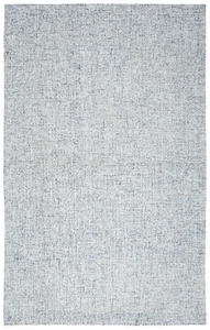 2x8 Rizzy Rugs Blue Solid Distressed Faded Runner BR359A - Aprx 2' 6" x 8' - Picture 1 of 4