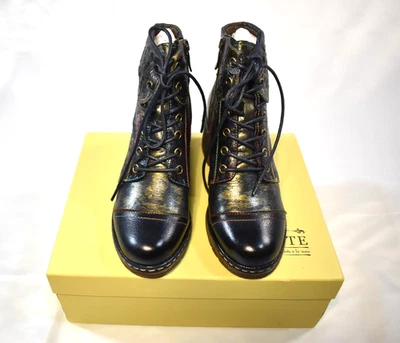 L’Artiste Spring Step Fallinluv Botas de Cuero EU35 (Talla 5) – Azul Marino Multi Foto 1 de 4