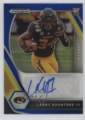 2021 Panini Prizm Draft Picks Blue /149 Larry Rountree III Rookie Auto RC - Image 1 of 2