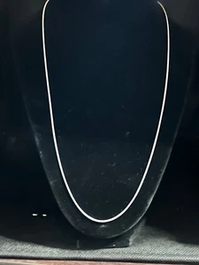 23" Sterling Silver Snake Chain - Picture 1 of 3
