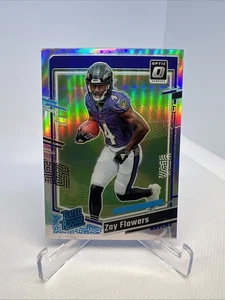 Panini Donruss Optic Zay Flowers 2023 clasificación novato #210 holograma plata Prizm SP RC  - Imagen 1 de 2