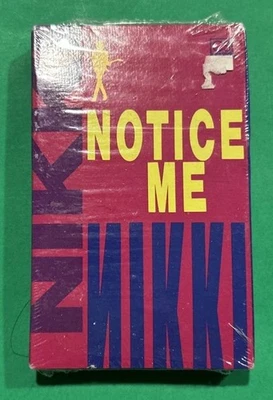 Nikki "Notice Me" Cassette Tape single, (1989) New & Sealed - Image 1 of 2