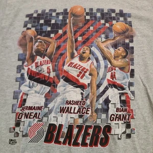 NBA Portland Trailblazers vintage ProPlayer y2k t shirt Jailblazers dame blazers - Picture 1 of 10