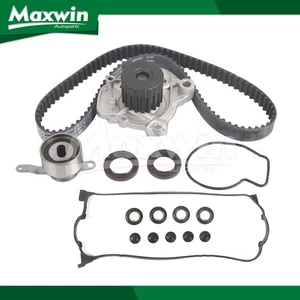 Timing Belt Kit Water Pump Valve Cover Gasket Fit Fit 96-00 Honda Civic 1.6L - Foto 1 di 16