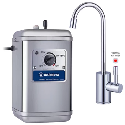 Dispensador instantáneo de agua caliente de cromo pulido para montaje en cubierta con tanque - venta y envío gratuito - Foto 1 de 4