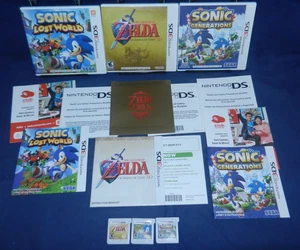 3DS; Sonic Lost World, Sonic Generations, Legend of Zelda Ocarina of Time 3D, VG - Picture 1 of 5