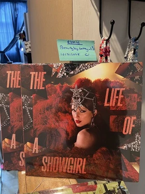 TAYLOR SWIFT LIFE OF A SHOWGIRL BUBBLES IN CHAMPAGNE VINYL BUNDLE - NEW SEALED  - Image 1 of 4