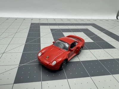 保时捷 959 6020 中国红色 7.5 厘米 X 3 厘米 1: 64 状况良好 — 第 1/4 张图片