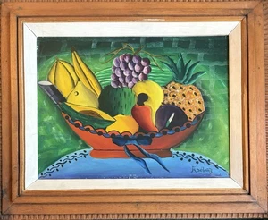 GESNER ABELARD Original Gemälde auf Karton "Stillleben" - Bild 1 von 6