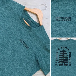 Patagonia Capilene T-Shirt Womens L Teal Cool-Daily Outdoor Hiking Trail Running - Picture 1 of 7
